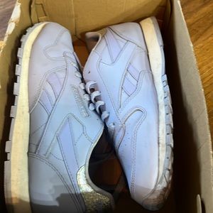 Reebok leather pastel purple